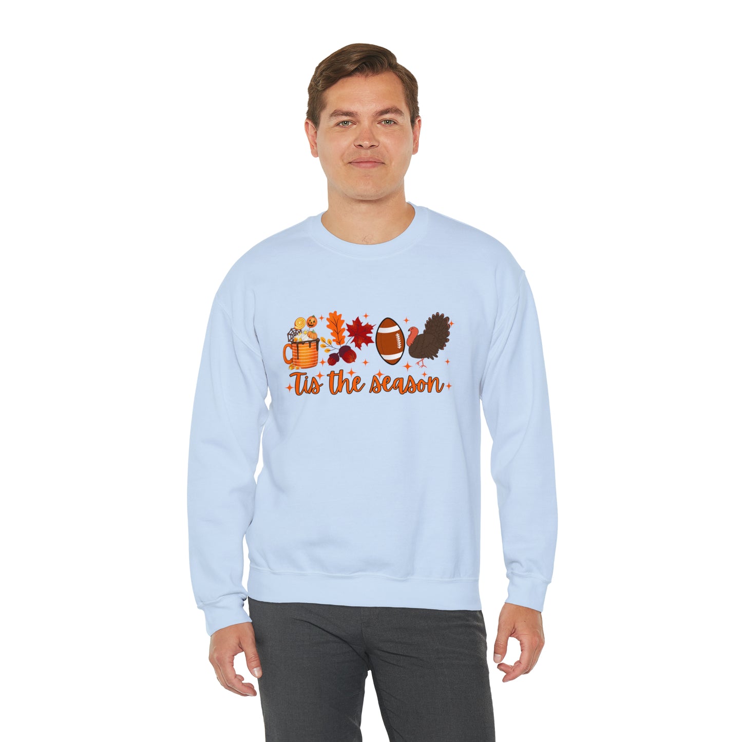 Fall Pumpkin Spice Sweatshirt,  Autumn Football TShirt Women gift, Halloween Apparel, Spooky Season T-Shirt, Cute Pumpkin tee, Turkey Shirt