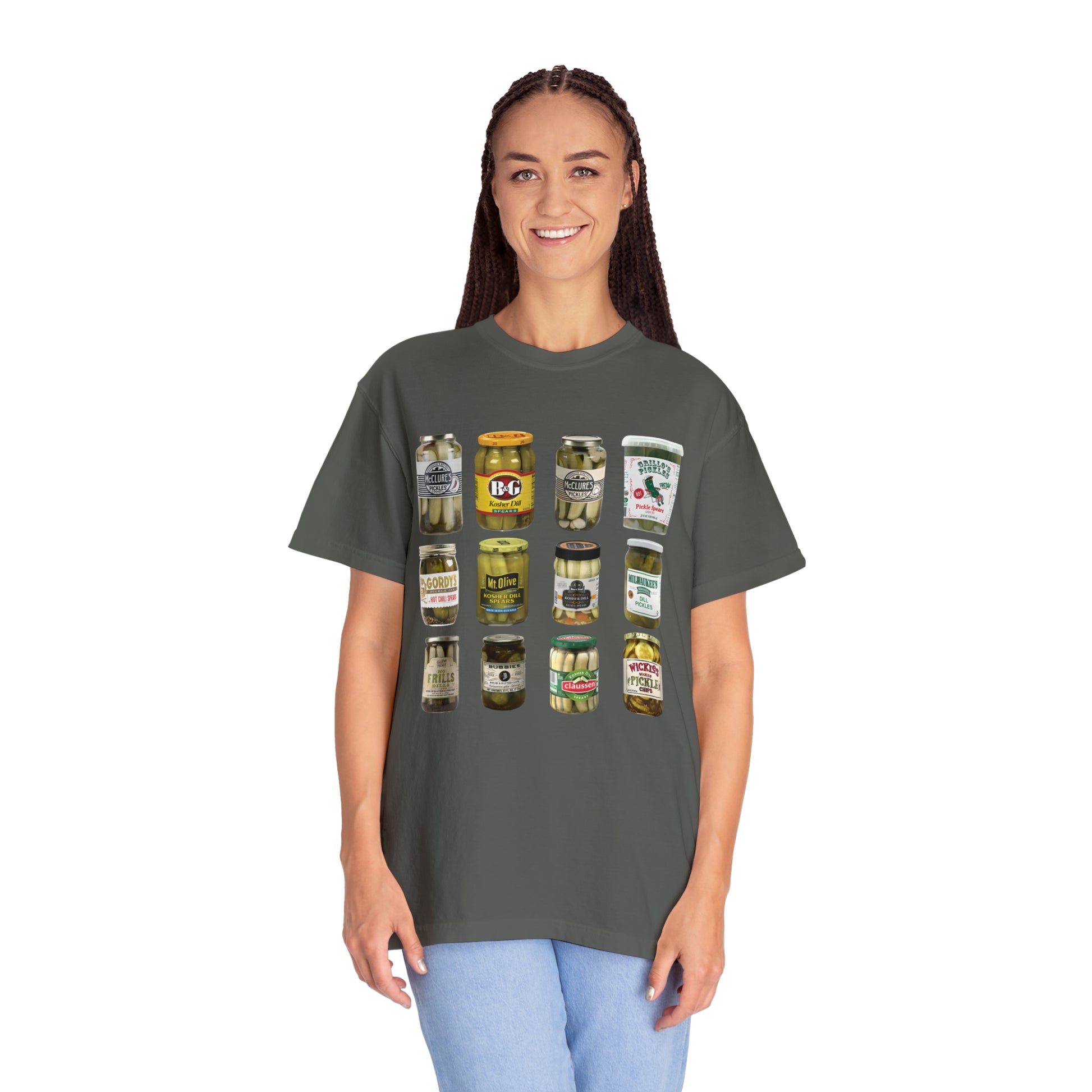 Pickle Jar Comfort Color T-Shirt Women, Pickle Lover Oversized Shirt, Canning Vegetable Tee, Vintage Homemade Canned Pickles Shirt Gift - Teez Closet