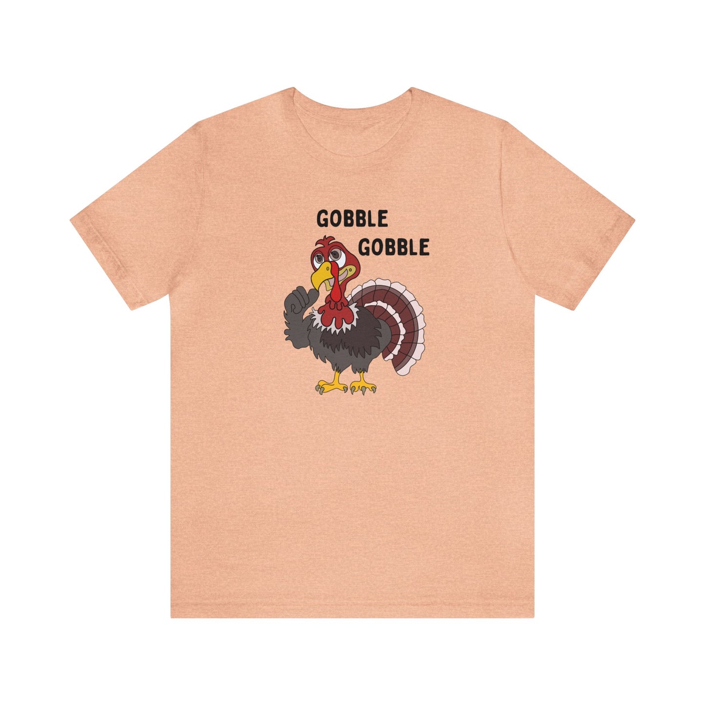 Gobble Gobble Funny Turkey Thanksgiving Fall Shirt, Thanksgiving Family Dinner T-Shirt Gift For Her, Fall Vibes Cute Autumn Tee Women
