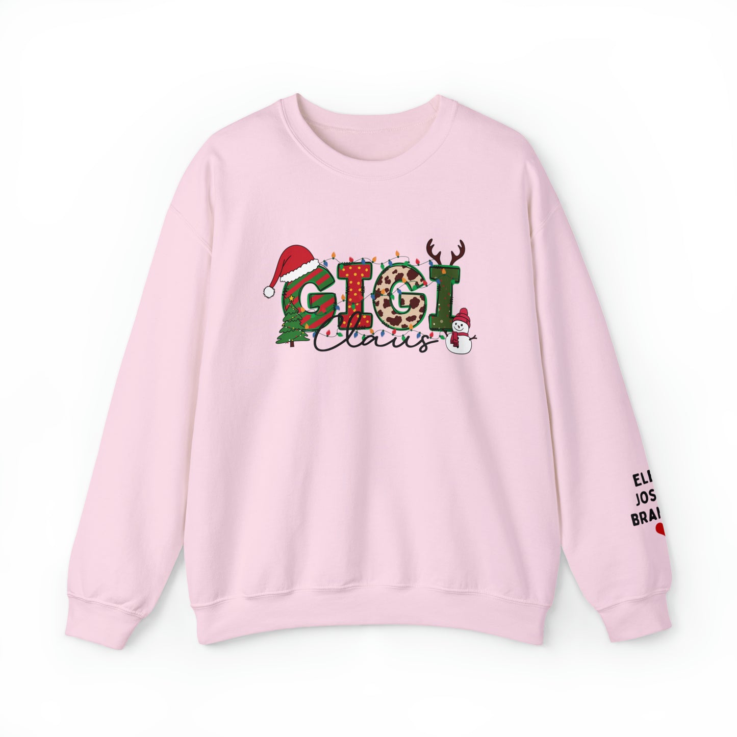 Custom Gigi Claus Christmas Sweatshirt| Cozy Grandma Claus Christmas Sweater