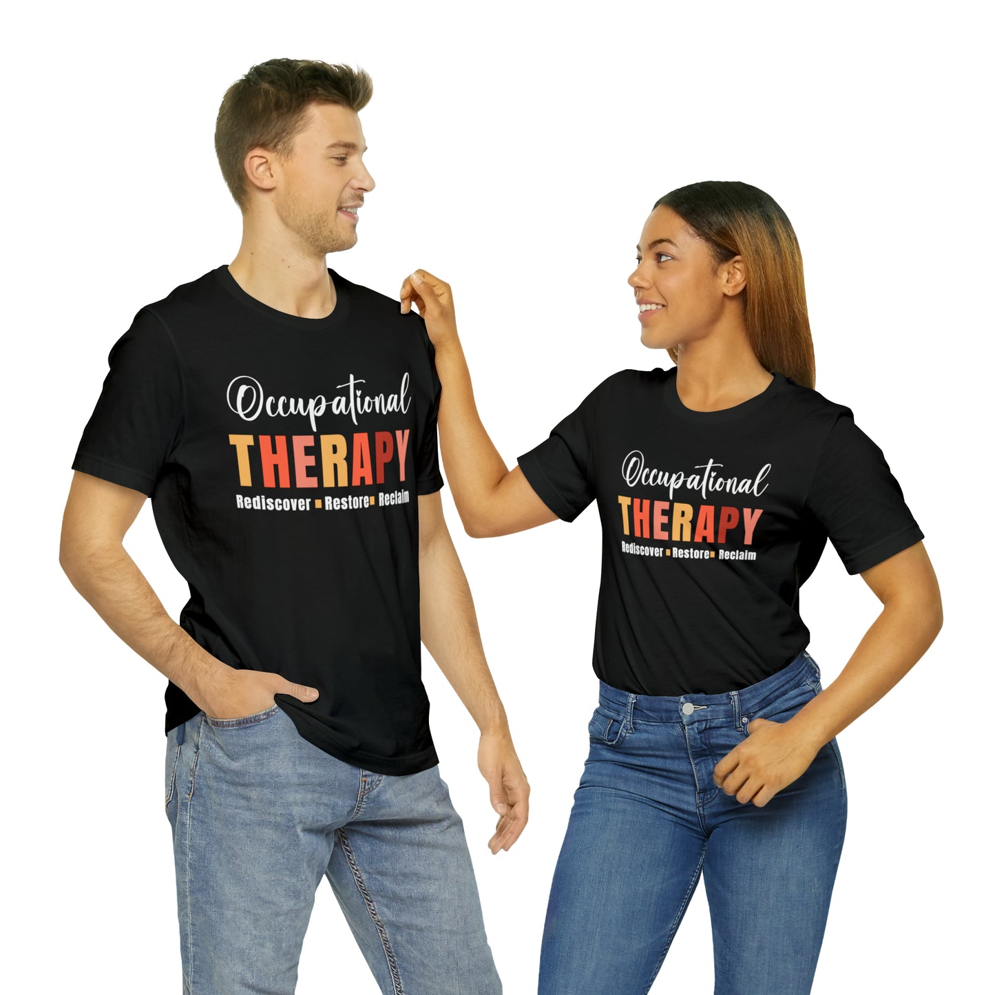 Occupational therapy shirt gift for occupational therapists therapy shirt gift men gift for women therapists therapy job gift tshirt