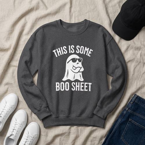 This Is Some Boo Sheet Ghost Sweatshirt — Funny Halloween Crewneck
