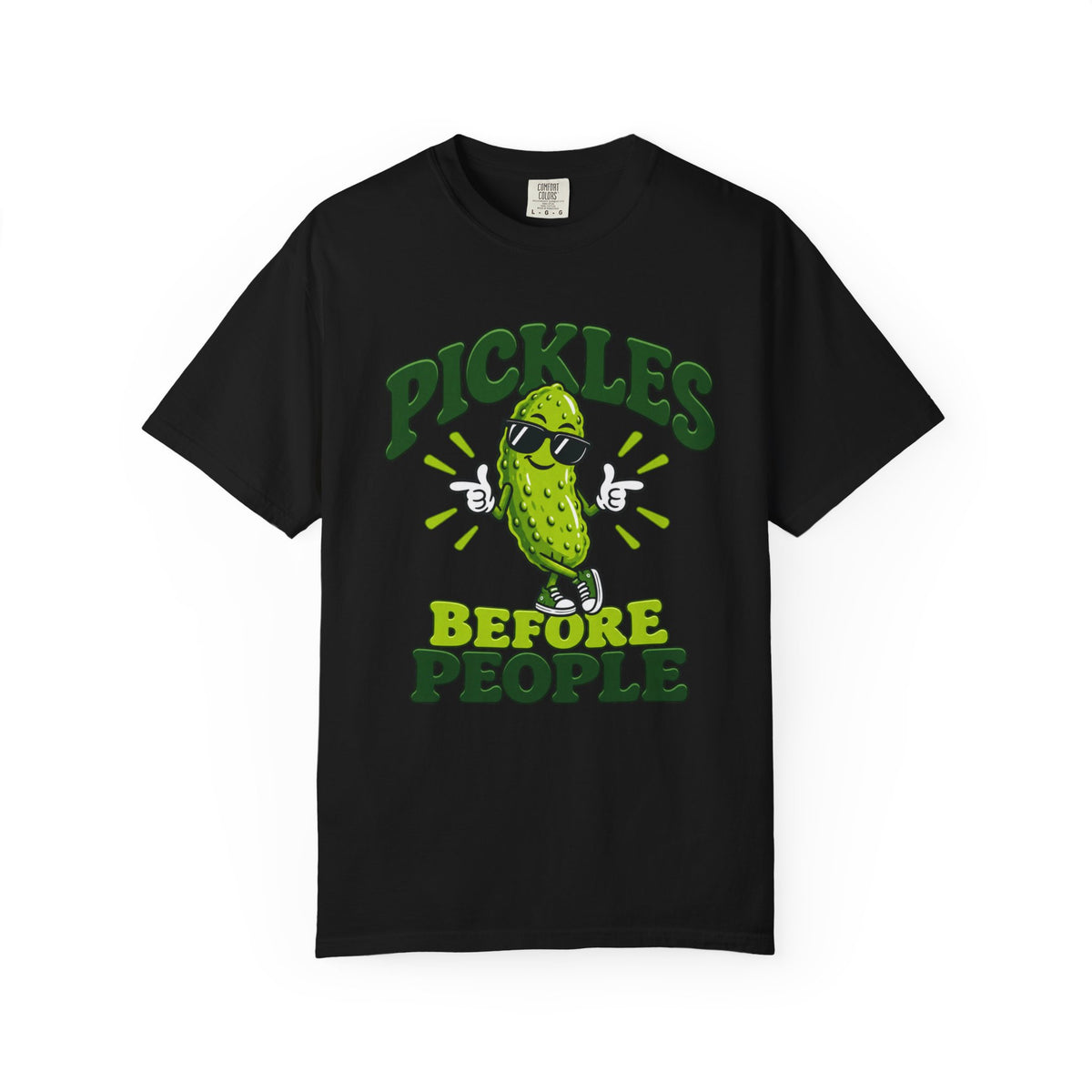 Pickles Before People T-Shirt – Funny Cool Pickle Graphic Tee
