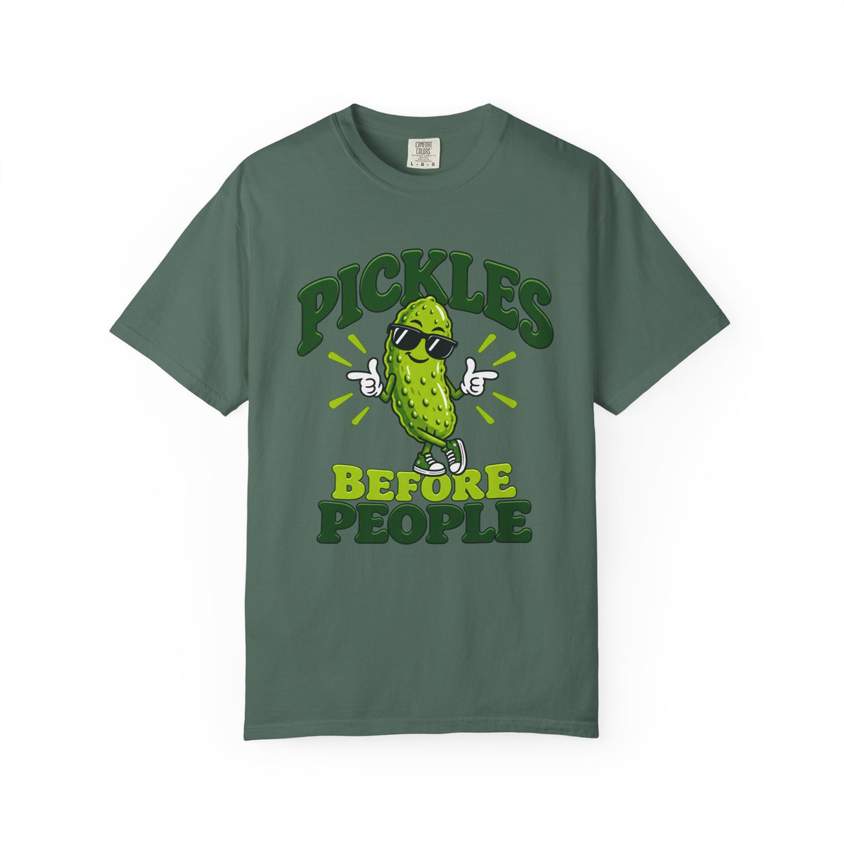 Pickles Before People T-Shirt – Funny Cool Pickle Graphic Tee