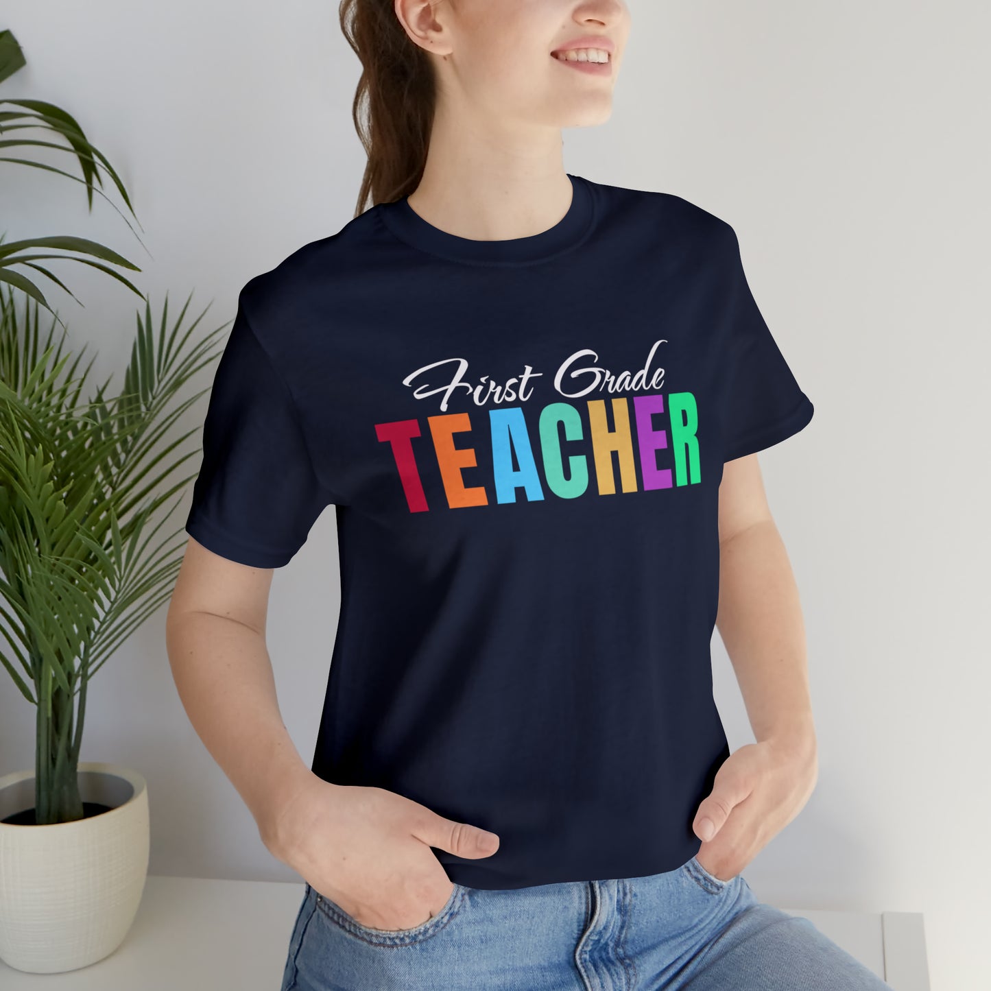First grade teacher shirt Custom Elementary School Teacher Tshirt unique Personalized Gift for Educators and Classroom Assistant teacher tee