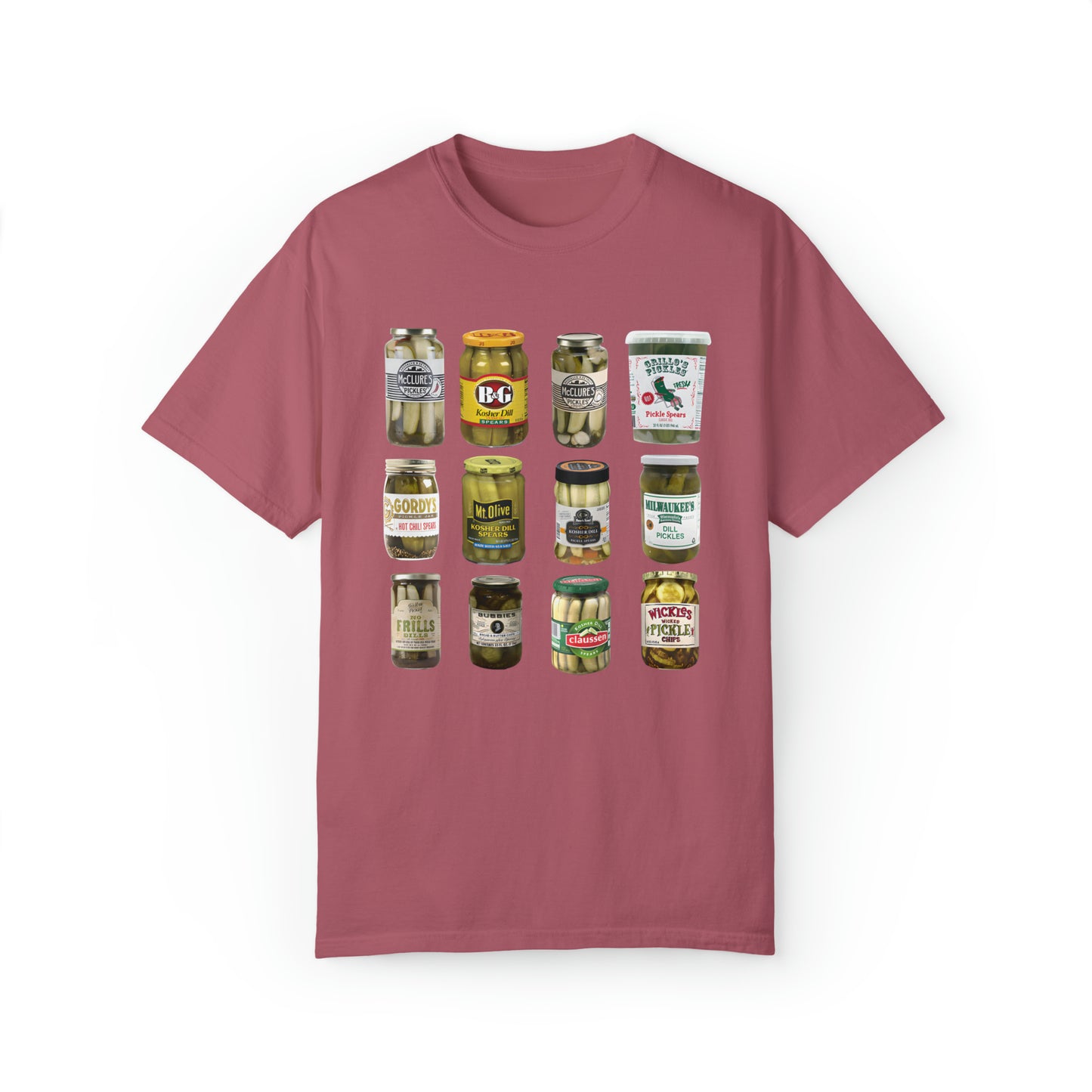 Pickle Jar Comfort Color T-Shirt Women, Pickle Lover Oversized Shirt, Canning Vegetable Tee, Vintage Homemade Canned Pickles Shirt Gift - Teez Closet