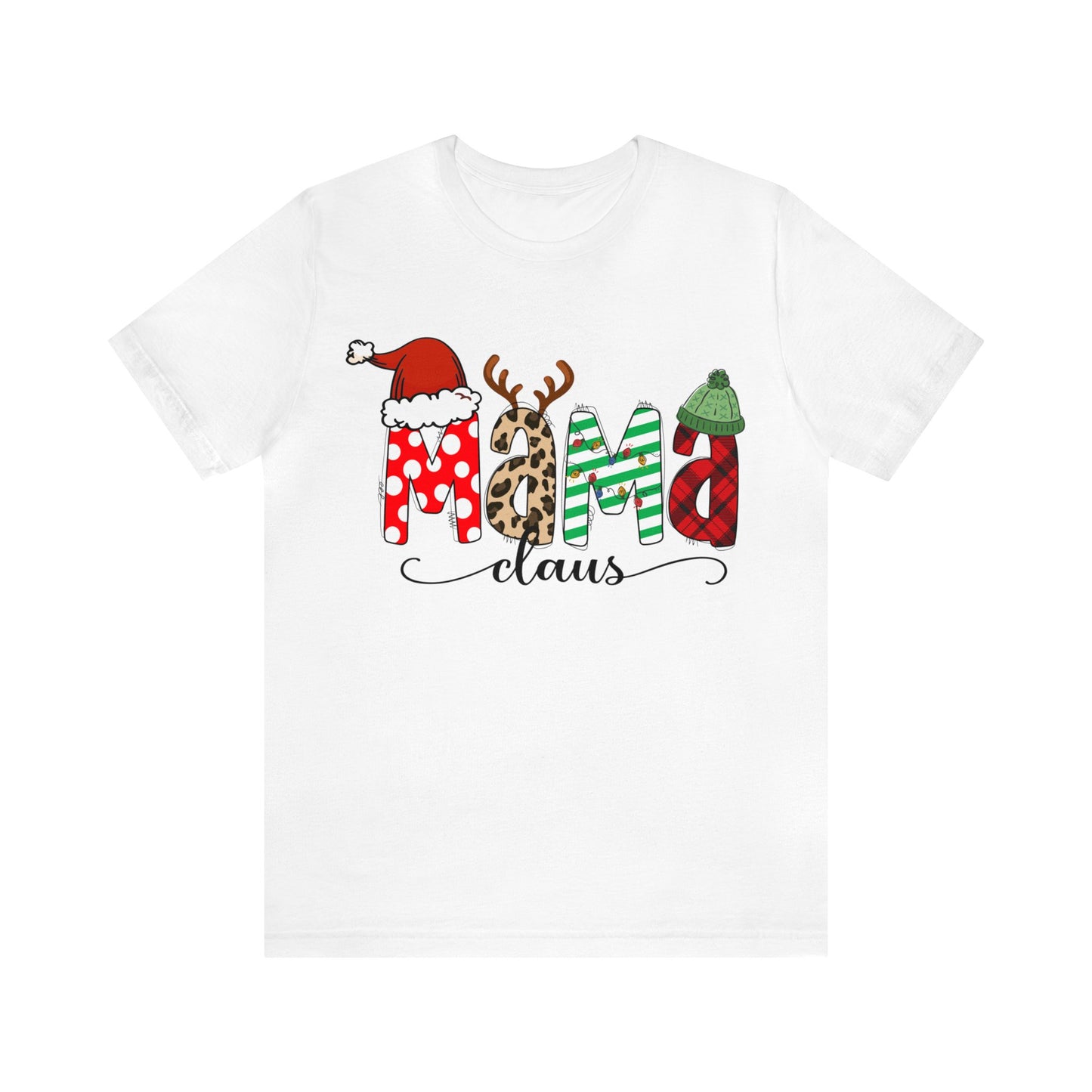 Mama Claus Christmas T-Shirt, Cute Mom Christmas Tee, Winter Holiday Shirt for Mother, Christmas Gift idea for Mom, Mom Christmas Clothes - Teez Closet