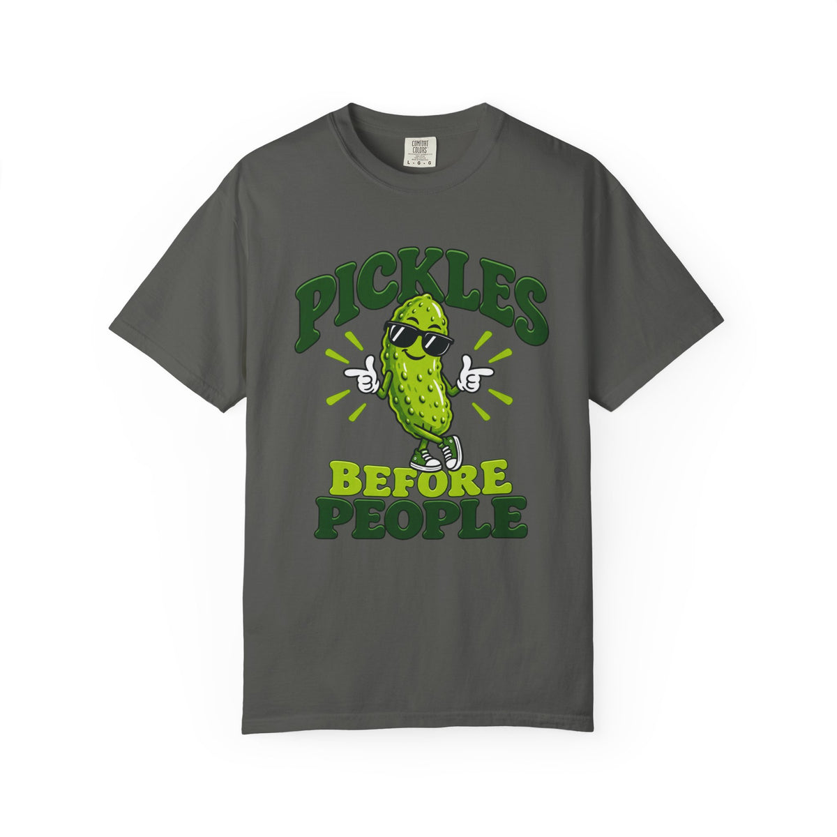 Pickles Before People T-Shirt – Funny Cool Pickle Graphic Tee