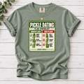 Pickle Dating Flag Checklist Funny T-Shirt | Pickle Lover Novelty Tee