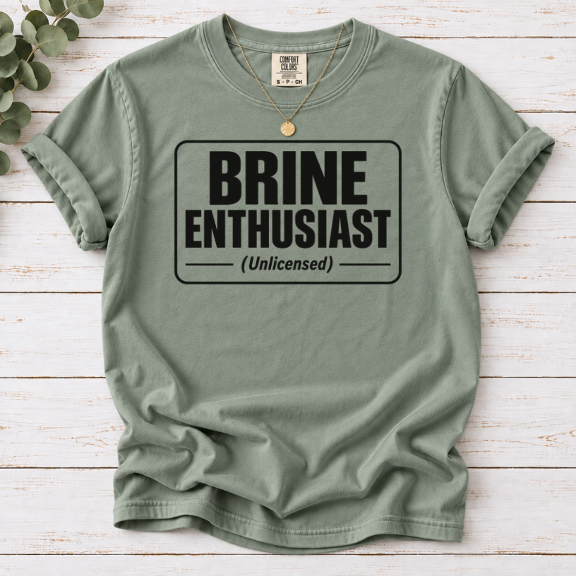 Brine Enthusiast Unlicensed Pickle Lover T-Shirt