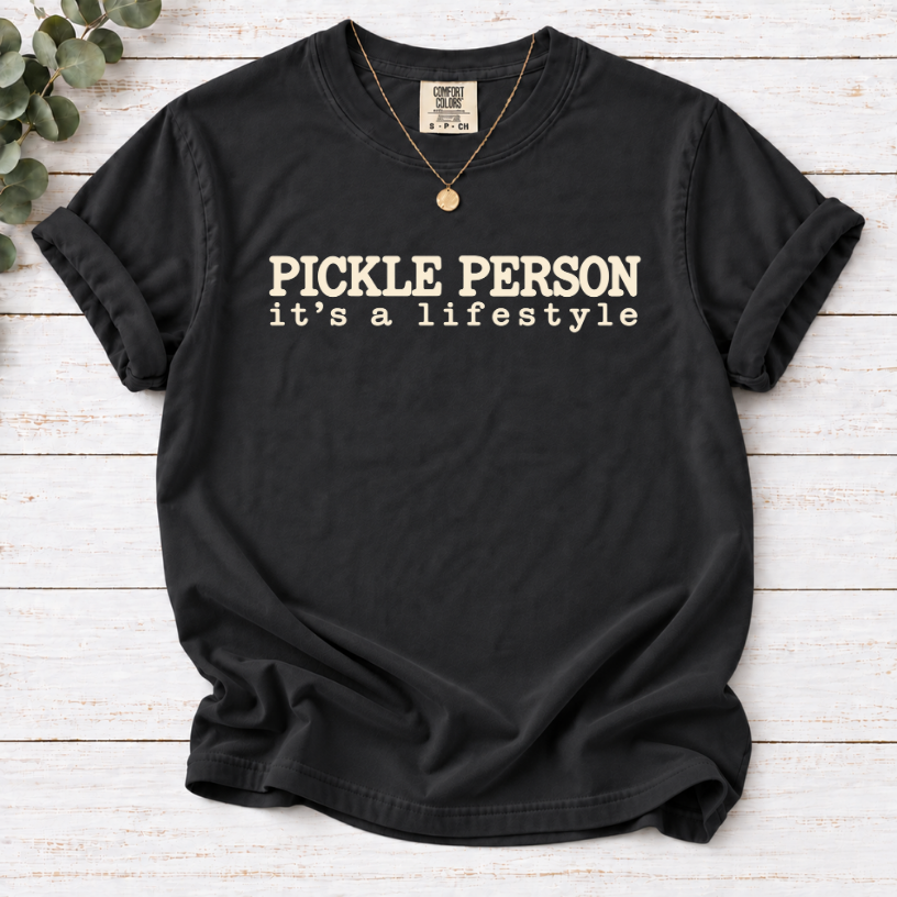 Pickle Person T-Shirt – It’s a Lifestyle Pickle Lover Tee