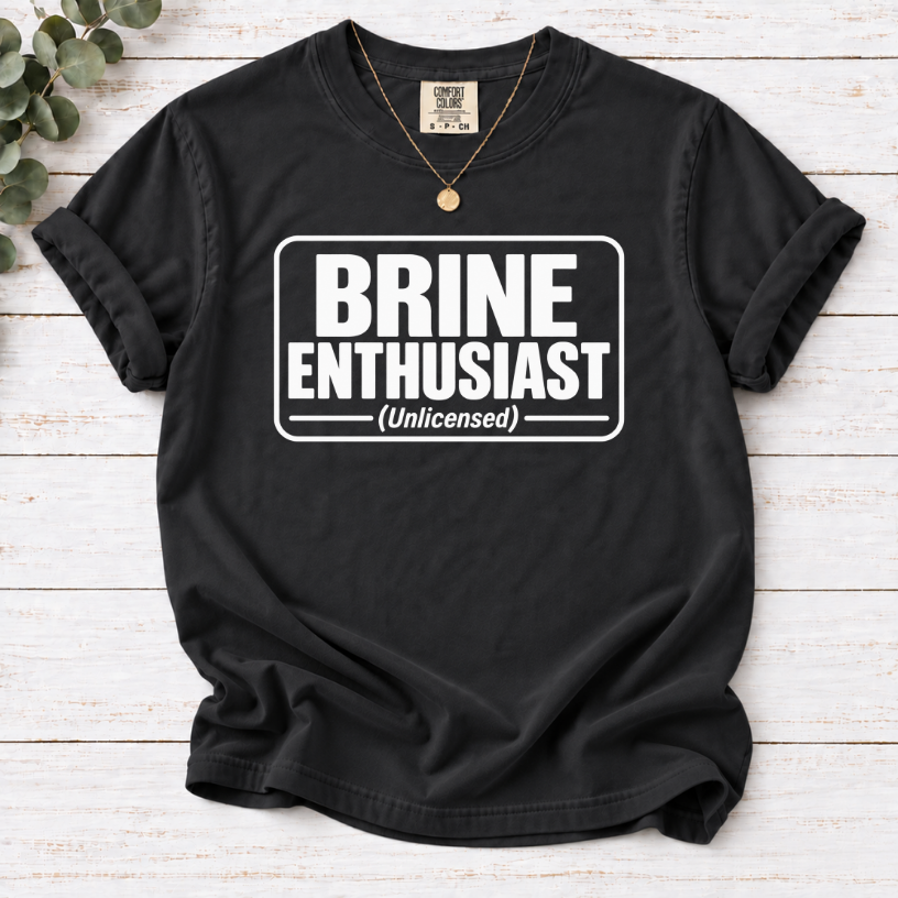Brine Enthusiast Unlicensed Pickle Lover T-Shirt