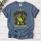 The Brinery – Fermented With Pride" Pickle Lover T-Shirt | Vintage Mason Jar Graphic Tee