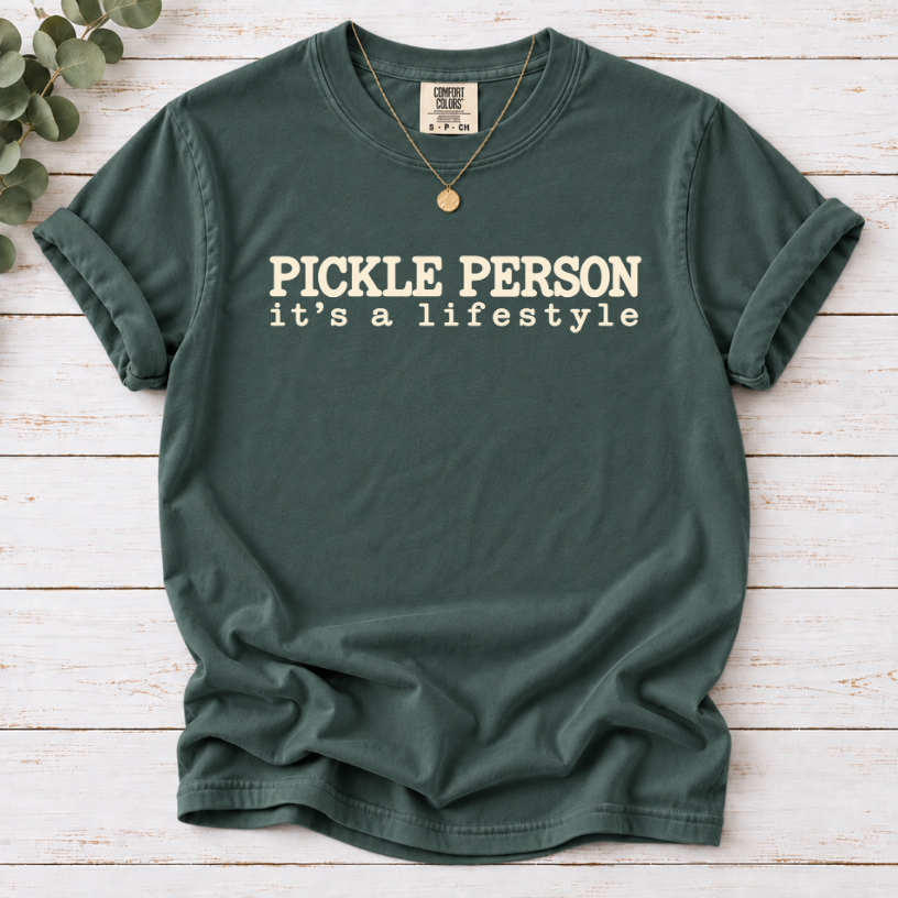 Pickle Person T-Shirt – It’s a Lifestyle Pickle Lover Tee