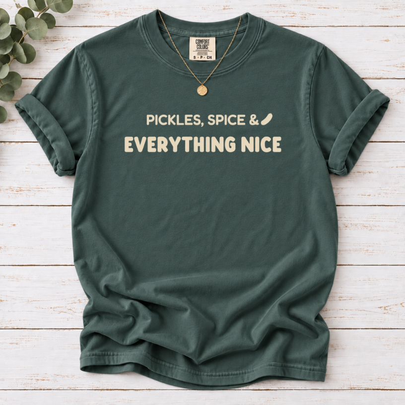 Pickles, Spice & Everything Nice Shirt | Funny Pickle Lover Tee