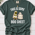 This Is Some Boo Sheet T-Shirt – Funny Halloween Pickle & Ghost