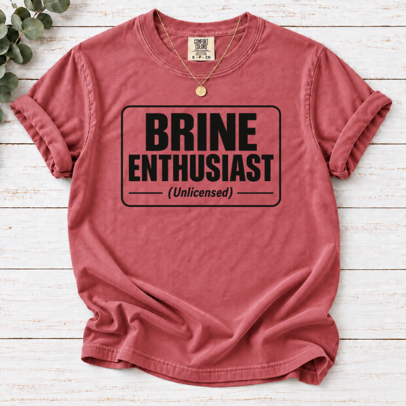 Brine Enthusiast Unlicensed Pickle Lover T-Shirt