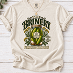 The Brinery – Fermented With Pride" Pickle Lover T-Shirt | Vintage Mason Jar Graphic Tee