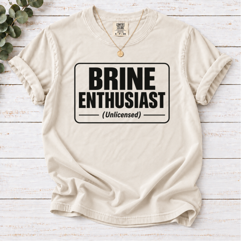 Brine Enthusiast Unlicensed Pickle Lover T-Shirt