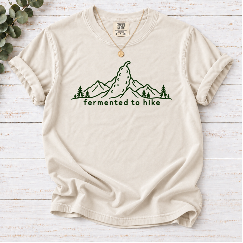 Fermented to Hike Pickle T-Shirt – Minimalist Hiking Tee