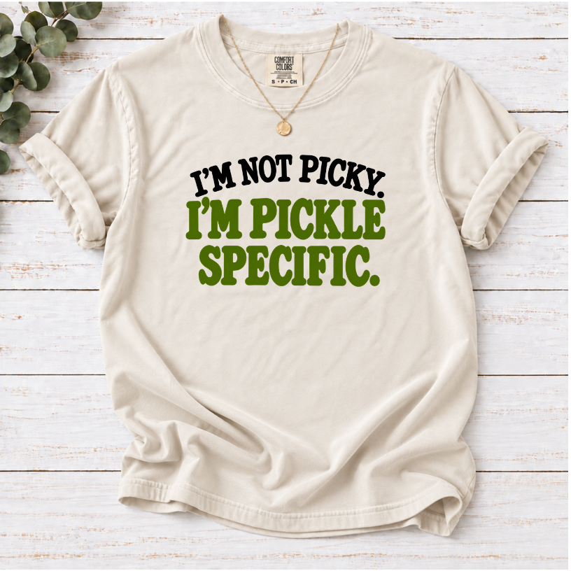 'm Not Picky I'm Pickle Specific T-Shirt – Funny Pickle Lover Tee