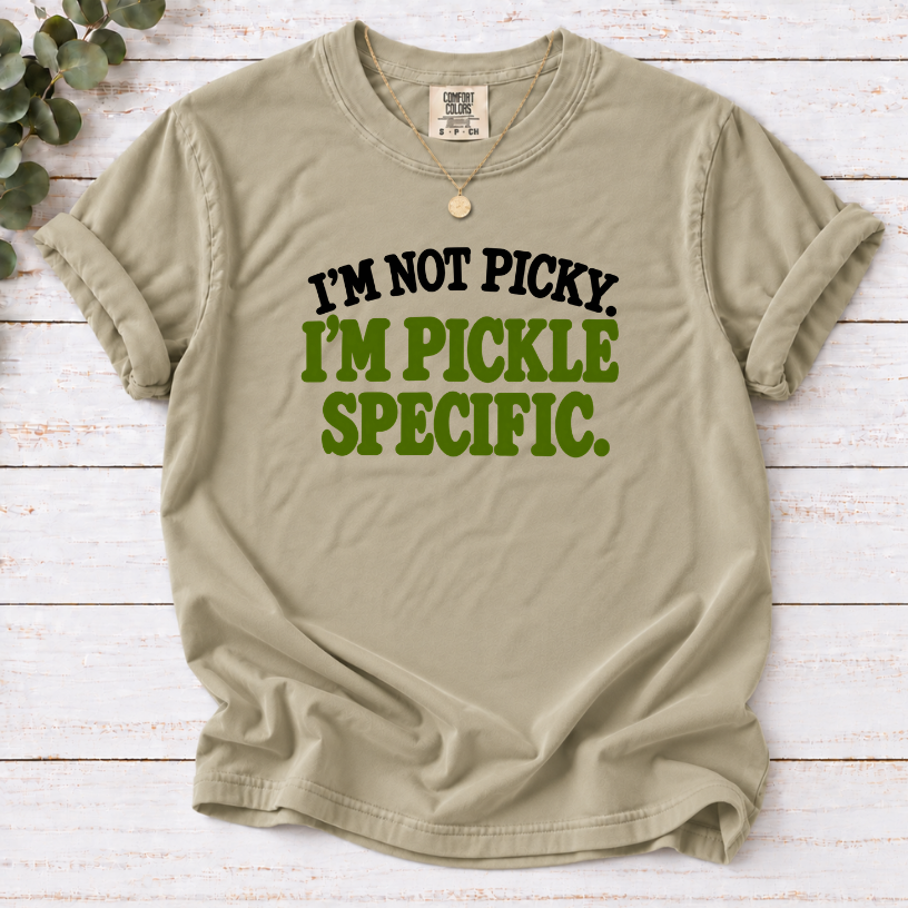 'm Not Picky I'm Pickle Specific T-Shirt – Funny Pickle Lover Tee