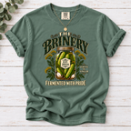 The Brinery – Fermented With Pride" Pickle Lover T-Shirt | Vintage Mason Jar Graphic Tee