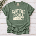 Certified Pickle Addict T-Shirt – Funny Pickle Lover Graphic Tee