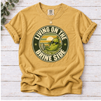 Living on the Brine Side T-Shirt — Retro Pickle Graphic Tee