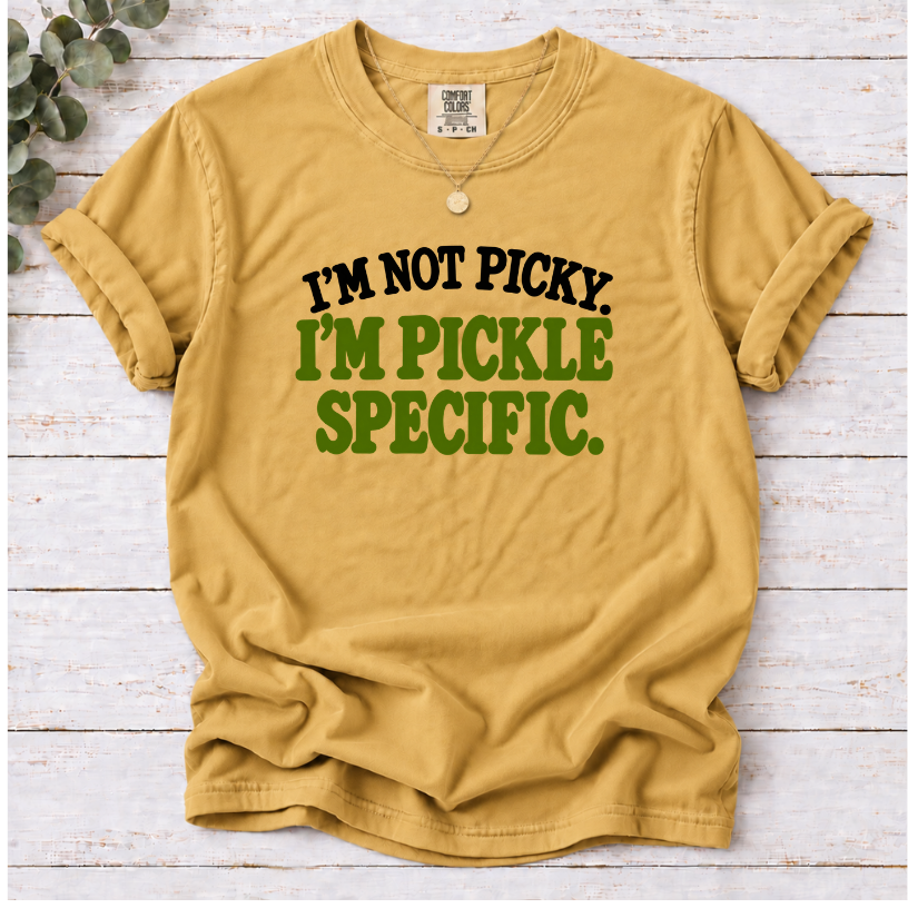 'm Not Picky I'm Pickle Specific T-Shirt – Funny Pickle Lover Tee