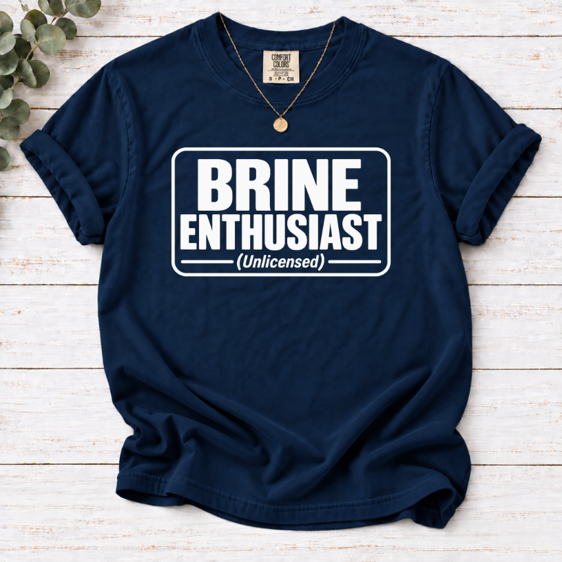 Brine Enthusiast Unlicensed Pickle Lover T-Shirt
