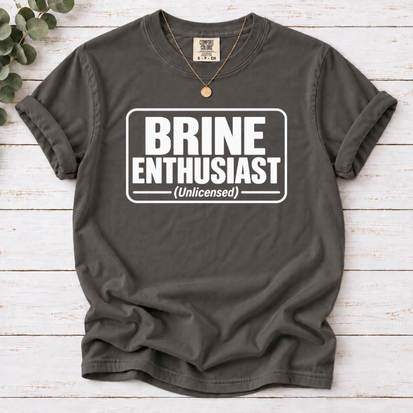 Brine Enthusiast Unlicensed Pickle Lover T-Shirt
