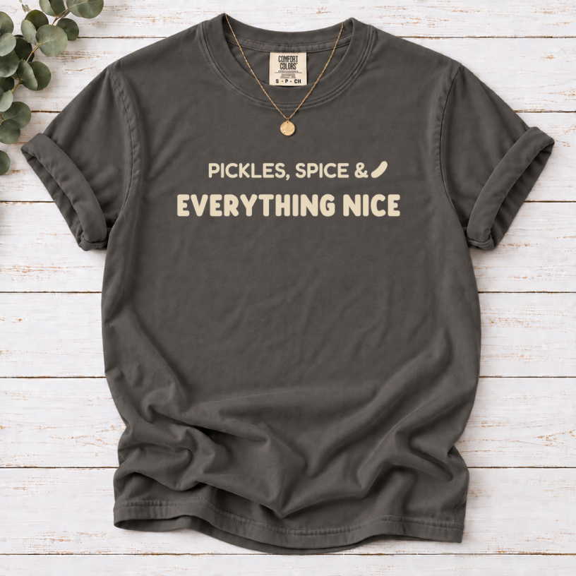 Pickles, Spice & Everything Nice Shirt | Funny Pickle Lover Tee