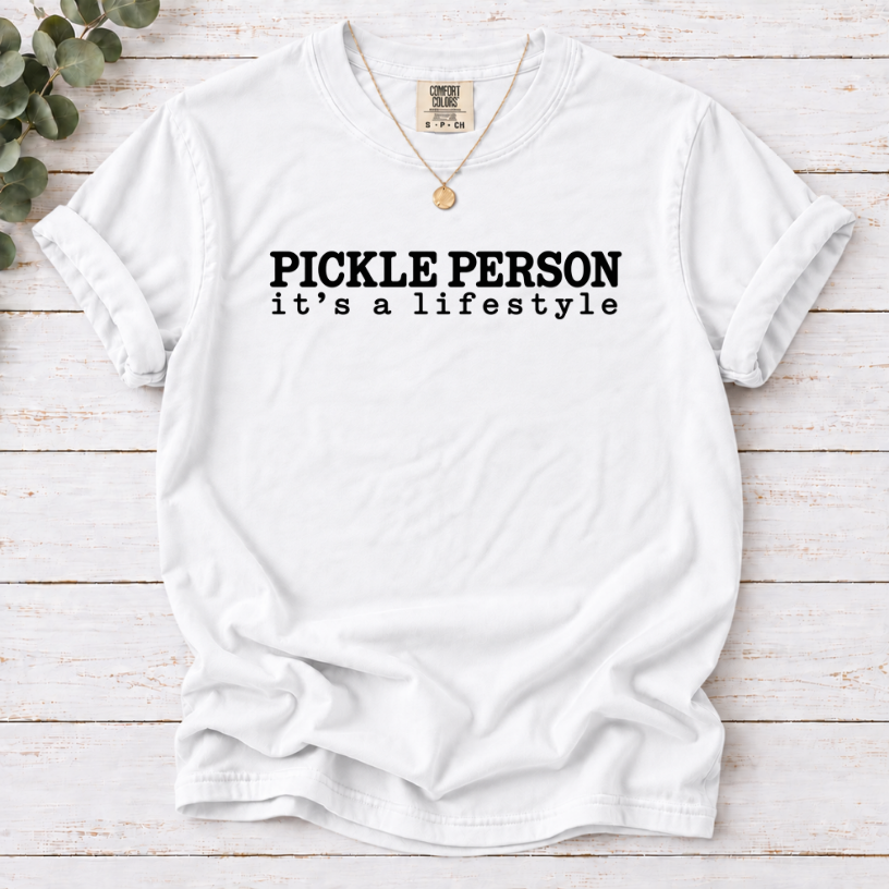 Pickle Person T-Shirt – It’s a Lifestyle Pickle Lover Tee